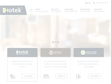 Tablet Screenshot of hotek.nl
